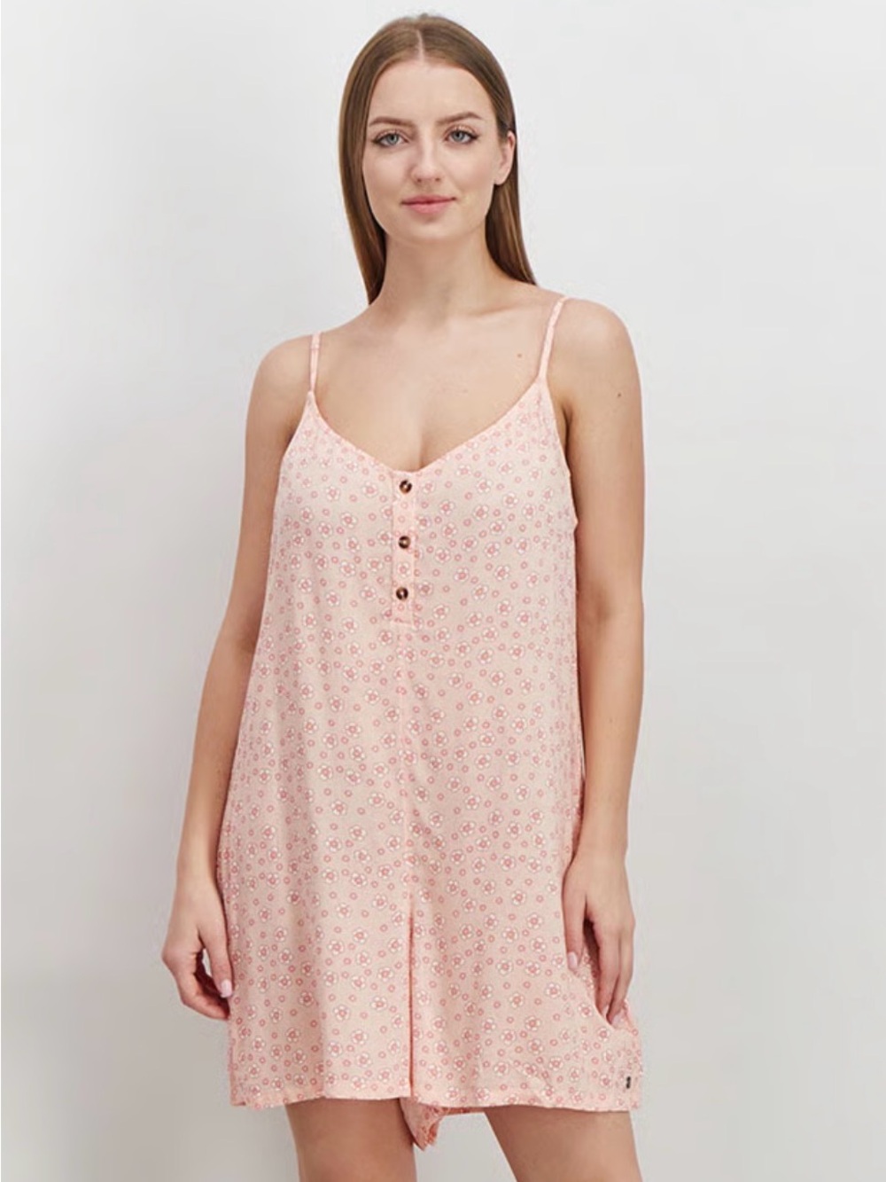 Roxy Floral Print Sleeveless Jumpsuit